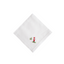 Skier Embroidered Napkin (4)