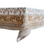 Mocha Block Print Tablecloth