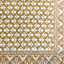 Caramel Block Print Tablecloth