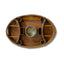Extra Large Vintage Wicker  Party serving tray