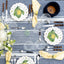 Turino Indigo stripe Tablecloth