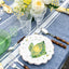 Vintage set of 5 Lemon Plates