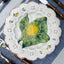 Vintage set of 5 Lemon Plates