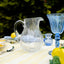 Bubble Glass Pitcher Clear