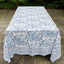 Blue Flowers Tablecloth
