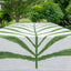 Hand Painted Fern Tablecloth