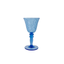 Acrylic Bubble Wine Glass Blue