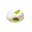 Pair of Vintage Lime Slice trompe L'oeil bowls