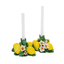 Pair of Lemon Candlestick Holders