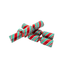 Holographic Candy Cane Christmas Crackers (10 count)