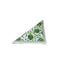 Green Artichoke Block Print Napkins (4)