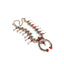 Sterling and Coral Squash Blossom Necklace