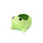 Pair of Vintage Lime Green Frog Planters