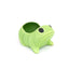 Pair of Vintage Lime Green Frog Planters