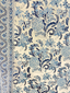 Blue Flowers Tablecloth: Round